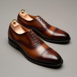 Chaussures Oxford en cuir