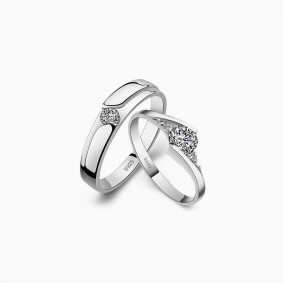 Bague pour les couples à l'occasion d'un anniversaire