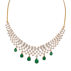 Parure de bijoux plaquée or Stone